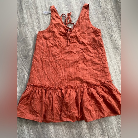 ❗️Last Price Drop❗️MINKPINK No Plans Reversible Dress In Terracotta - Picture 2 of 14